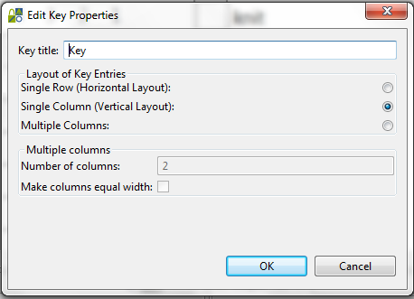 Edit Key Properties dialog